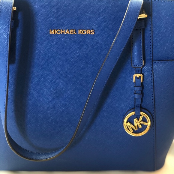 Michael Kors Royal Blue purse - Picture 2 of 4